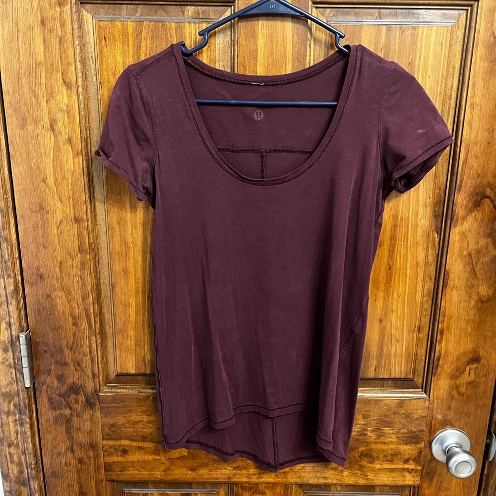 Lululemon Burgundy Top